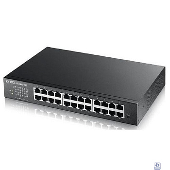 ZYXEL GS1900-24-EU0102F Smart коммутатор GS1900-24, Rack 19U, 24xGE, 2xSFP, бесшумный