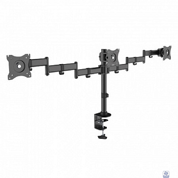 Arm Media LCD-T15 черный 15"-32" макс.30кг настольный поворот и наклон верт.перемещ.