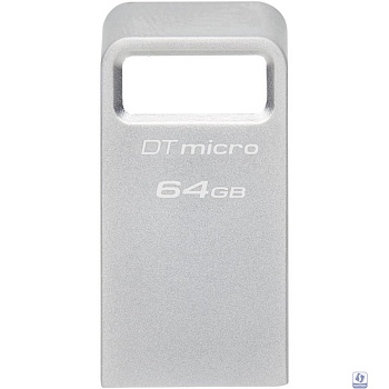 Kingston USB Drive 64GB DataTraveler Micro USB3.0, серебристый [DTMC3G2/64gb]
