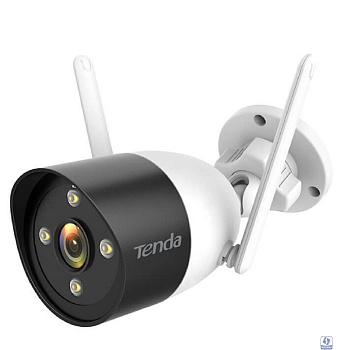 TENDA CT6-WCA Уличная цилиндрическая полноцветная Wi-Fi видеокамера 2K, объектив 4мм, ИК ночного видения 30м, IP66