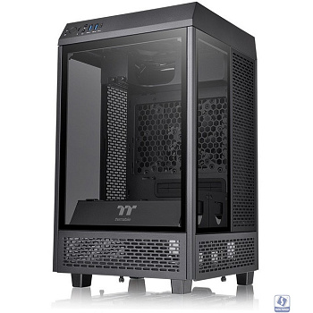 Корпус Thermaltake The Tower 100 черный без БП ATX 2x120mm 2xUSB3.0 1xUSB3.1 audio bott PSU [CA-1R3-00S1WN-00]