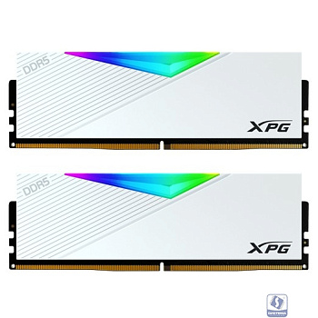 A-data DDR5  XPG LANCER RGB 64GB DDR5-6400 AX5U6400C3232G-DCLARWH, CL32, 1.4V K2*32GB RGB WHITE 
