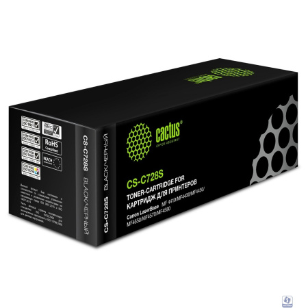 CACTUS Cartridge  CS-C728S Картридж для Canon Laser Base MF4410/4430/4450/4550/4570/4580
