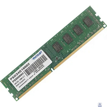 Patriot DDR3 DIMM 4GB (PC3-12800) 1600MHz PSD34G16002