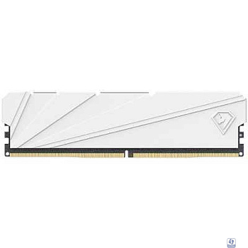 Модуль памяти DDR4 Netac Shadow II 16GB 3200MHz CL16 1.35V / NTSSD4P32SP-16W / White / with radiator