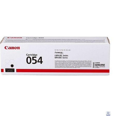 Canon Cartridge 054 BK 3024C002  Тонер-картридж для Canon MF645Cx/MF643Cdw/MF641Cw, LBP621/623 (1500 стр.) чёрный (GR)