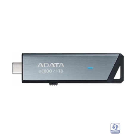 A-DATA Flash Drive 1TB Elite UE800, USB 3.2/TypeC, Серый, металлич.1000/1000 Mb/s [AELI-UE800-1T-CSG]