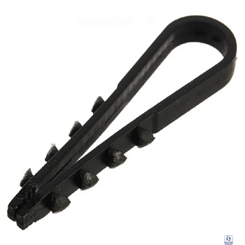 PROconnect (07-4523) Дюбель-хомут 19-25мм, круглый, черный (100 шт/уп)