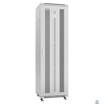 Cabeus ND-05C-42U60/60 Шкаф монтажный телекоммуникационный 19" напольный для распределительного и серверного оборудования 42U 600x600x2055mm (ШхГхВ) передняя и задняя перфорированные двери, ручка с за