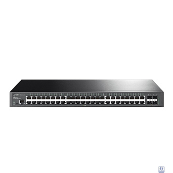 TP-Link SG3452X Управляемый коммутатор JetStream уровня 2+ с 48 гигабитными портами RJ45 и 4 портами SFP+ 