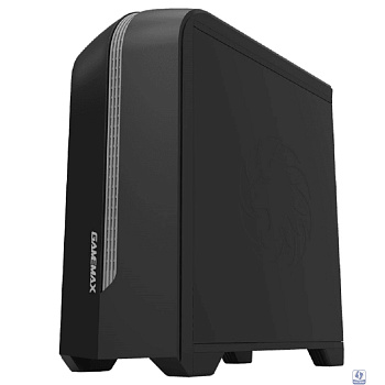GameMax Корпус Centauri Black Gray без БП (ATX,Черн-сер,USB3.0, Зак.стекло, 1*120мм. RGB, пыл.фил.)