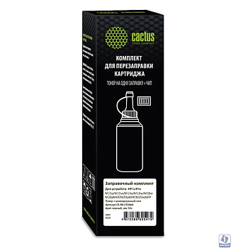 Тонер Cactus CS-RK-CF244A черный флакон 55гр. (в компл.:чип) для принтера HP LJ Pro M15/M28