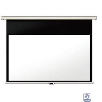 LUMIEN Master Picture CSR LMP-100107CSR Настенный экран 197x231 см(раб.область 125х221 см) (100") Matte White, механизм плавного возврата, возможность потолочн./настенного крепления  (белый корпус)4:3