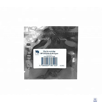 NV Print (NV-CH-HCF531A-C) Чип  для HP CF531A Cyan (0.9K) 