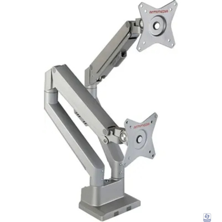 Arm Media LCD-T36 silver 17"-34" макс.2-1-9 кг настольный поворот и наклон верт.перемещ.