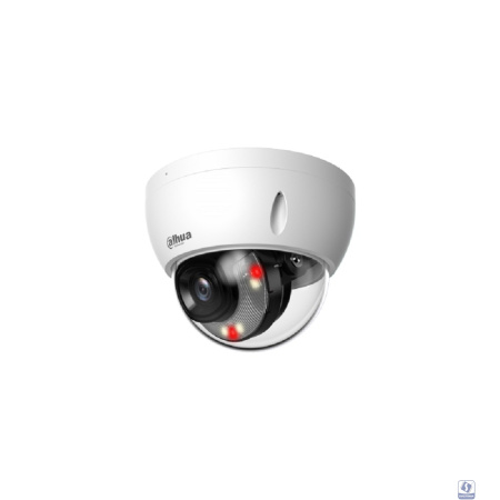 DAHUA DH-IPC-HDBW2849EP-S-IL-0360B Уличная купольная IP-видеокамера SmartDualLight 8Мп, 1/2.7” CMOS, объектив 3.6мм, видеоаналитика, микрофон, ИК 30м, LED 30м, P67, IK10, металл