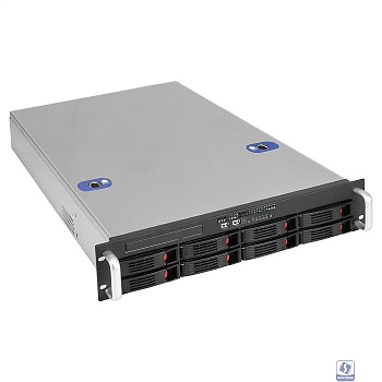 Exegate EX296380RUS Серверный корпус ExeGate Pro 2U660-HS08 <RM 19", высота 2U, глубина 660, БП 1200ADS, 8xHotSwap, USB>
