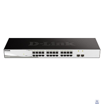 D-Link DGS-1210-26/FL2A Управляемый L2 коммутатор с 24 портами 10/100/1000Base-T и 2 портами 1000Base-X SFP