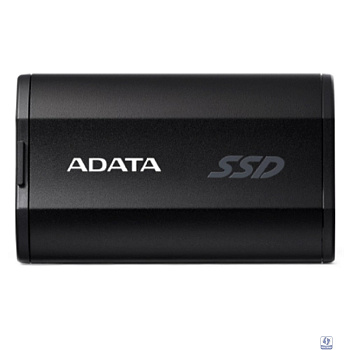 A-DATA Portable SSD 500GB External SD810Type-C, USB 3.2 Gen2x2, up to R/W 2000/2000 MB/s, SD810-500G-CBK
