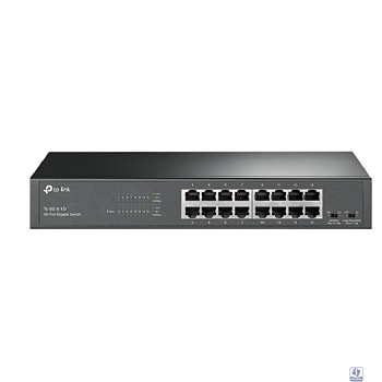 TP-Link TL-SG1016D Коммутатор с 16 гигабитными портами для размещения на столе или в стойке
