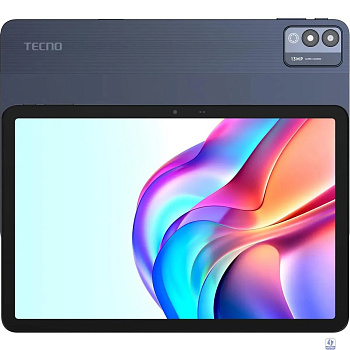 Tecno MegaPad 11 T1101 G99 (2.2) 8C RAM8Gb ROM128Gb 10.95" IPS 1920x1200 4G Android 14 серый 13Mpix 8Mpix BT WiFi microSD 1Tb 8000mAh 137hr 71hrs
