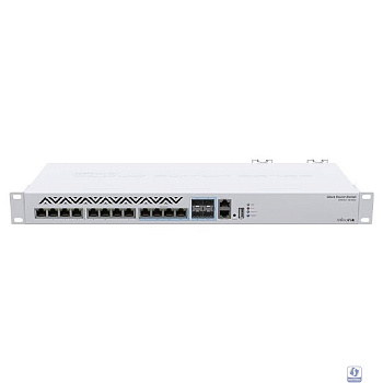 MikroTik CRS312-4C+8XG-RM Коммутатор Cloud Router Switch (L3) 8х 1G/2.5G/5G/10G RJ45,  4х 10G RJ45/SFP+ with RouterOS L5, 1U rackmount enclosure