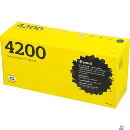 T2 ML-1520D3/ML-1710D3/SCX-4100D3/SCX-4216D3/SCX-D4200A/109R00725/109R00748/113R00667/013R00607 Картридж (TC-S4200U) для ML-1510/1710/SCX-4100/4200/Xerox 3115/3120/3130/PE16/PE114 (3000 стр.) с чип