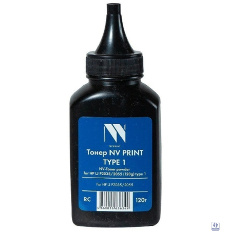 Тонер NVP для HP P2035/2055 (CE505A / CE505X) (120г) для HP LaserJet P2030, P2035, P2050,P2055; Canon (719) LBP 6650, 6680, 6300, 6310, MF 5840, 5880, 5940, 5980 Type1