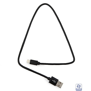 Cablexpert Кабель для Apple CC-S-APUSB01Bk-0.5M, AM/Lightning, серия Silver, длина 0.5м, черный, блистер