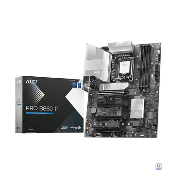 Материнская плата MSI PRO B860-P Soc-1851 Intel B860 4xDDR5 ATX AC`97 8ch(7.1) 5Gigabit RAID+HDMI+DP