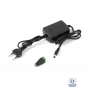 БАСТИОН Mollusk-VR 12/2 источник питания 12В, 2А. Сетевой диапазон 110-245В провод с вилкой (8834)