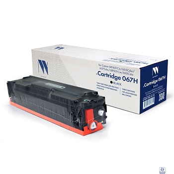 NV Print  Cartridge 067H BK/5106C002A  Картридж NV-067HBk  для Canon i-SENSYS LBP631Cw/LBP633Cdw/MF651Cw/MF655Cdw/MF657Cdw (3130 стр.) черный, с чипом