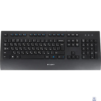 920-005215 Logitech Клавиатура K280E USB оригинальная заводская гравировка RU/LAT