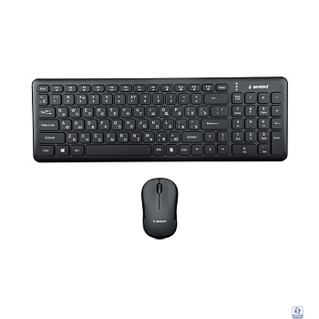 Комплект кл-ра+мышь беспров. Gembird KBS-9200, 2.4ГГц