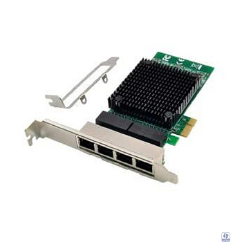 ORIENT XWT-INT82L4PE Сетевая карта PCI Express 1.0, 4 порта