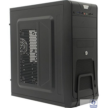 Exegate EX283216RUS Корпус Miditower ExeGate CP-603UB-400W-8 (ATX, БП CP400 с вент. 8см, 2*USB+2*USB3.0, аудио, блокировка, черный)