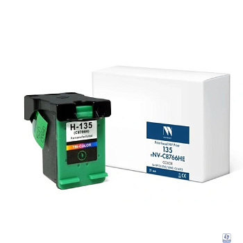 Струйный картридж NVP 135 (NV-C8766HE) Color для HP DJ 5743/6943, OJ 6313 (21мл) совместимый