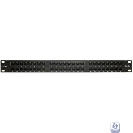 5bites PPU55-06 Патч-панель UTP / 5E / 48P / KRONE / 110 / DUAL IDC / 1U / 19"