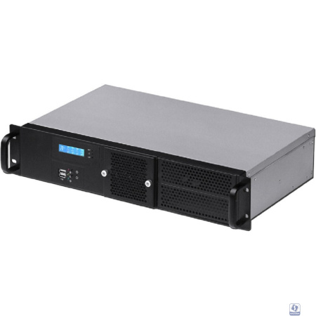 Procase GM225F-B-0 Корпус 2U Rack server case, черный, панель управления, без блока питания, глубина 250мм, MB 6.7"x6.7"