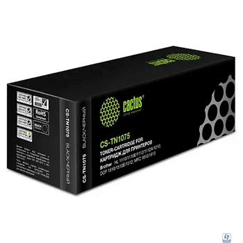 CACTUS TN-1075 Картридж для Brother HL-1110/1112/1510/1512/1810/1815, 1К