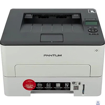 Pantum P3010DW Принтер, Mono Laser, дуплекс, A4, 30стр/мин, 1200 х 1200dpi, 128Mb, USB, RJ45, Wi-Fi, NFC, серый корпус