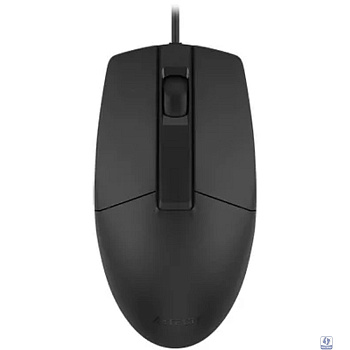 Мышь проводная A4Tech OP-335S black (USB, оптическая, 1200dpi, 3but, silent) (OP-335S)