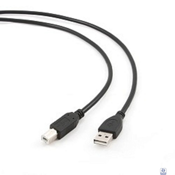 Bion Кабель интерфейсный USB 2.0 AM/BM, 3 м, черный [BXP-CCP-USB2-AMBM-030]