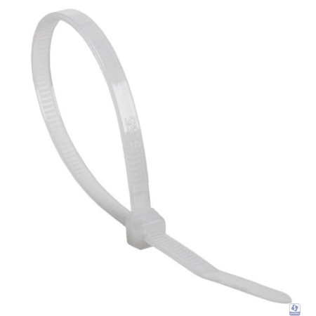 Rexant (07-0159) Стяжка нейлоновая многоразовая 150x3,5мм, белая (100 шт/уп)