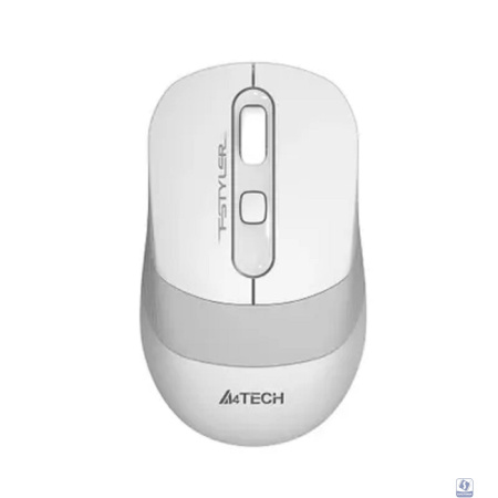 Мышь беспроводная A4Tech Fstyler FG10 , белый/серый , оптическая, 2000dpi , USB, 4 кнопки [1147569]