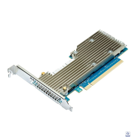 HBA-адаптер Broadcom LSI P411W-32P (05-50054-00) NVMe HBA Adapter, PCIe 4.0 x16 LP, 32port ( 4* int SFF8654), PEX88048, 