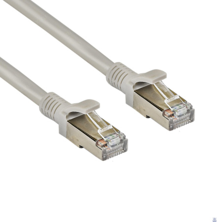 Exegate EX281999RUS Патч-корд медный FTP-RJ45-RJ45-C5e-CU-3M-GY, FTP, cat.5e, 3м, серый