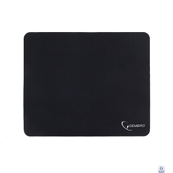 Коврик для мыши Gembird MP-BLACK, чёрный, размеры 250*200*2мм, полиэстер+резина