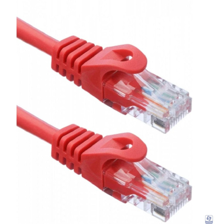 Кабель ACD Патч-корд ACD-LPU5E-30R |ACD-LPU5E-30R| Cat5e UTP 24AWG 4Pair, 7/0.18мм CCA Красный, 3.0м (741586) 