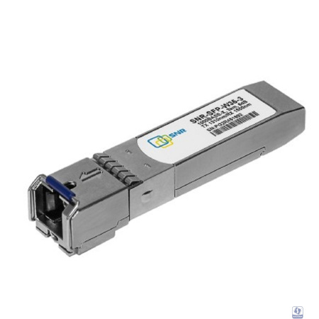 SNR SNR-SFP+SR Двухволоконный модуль, SFP+ 10GBASE-SR/SW, разъем LC duplex, рабочая длина волны 850нм, дальность до 300м (5dB), DDMI